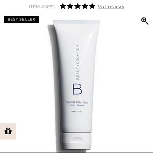 Beautycounter hydrating body lotion.